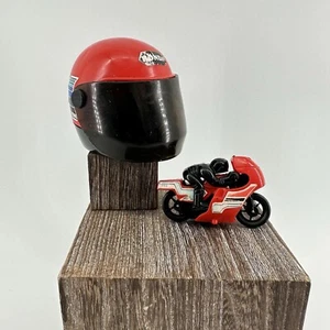 Lanzador de casco Bandai Honda Pocket Rider Friction Racers vintage 1980 Hong Kong - Imagen 1 de 17