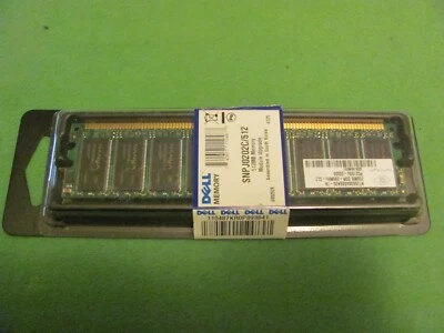 Dell Memory SNP J0202C/512- 512MB Memory, Module Upgrade. - Image 1 of 3
