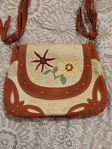 Killah Bag Y2K miss sixty Satchel Embroidered Flowers Ladies Summer Holiday vgc - Picture 1 of 21