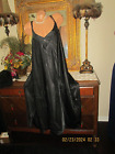 NEW Cacique Black sissy satin NightGown dress gown Lingerie Size 26/28