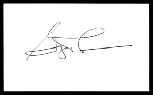 GEORGE THOMAS carta indice AUTO autentica firmata GEMELLI - Foto 1 di 2