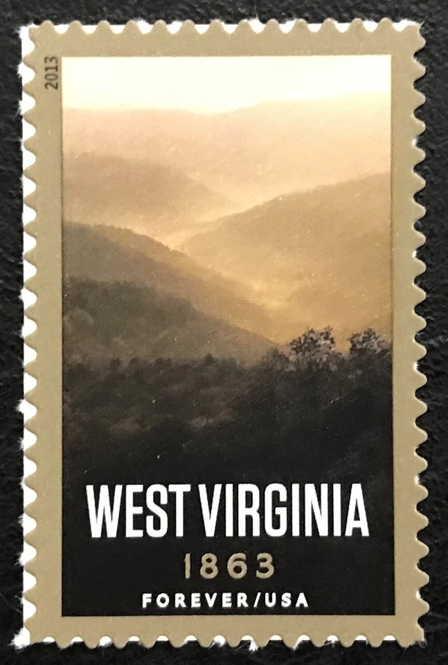 2013 Scott #4790 - Forever - WEST VIRGINIA STATEHOOD - Single Stamp - Mint NH - Image 1 of 1