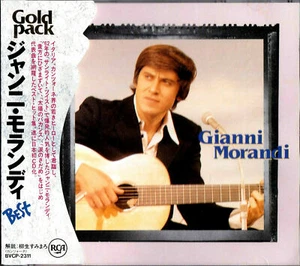 GIANNI MORANDI The Best Of CD JAPAN OBI Nino ROTA, Ennio MORRICONE RCA BVCP 2311 - Foto 1 di 2