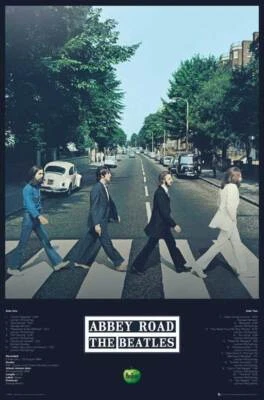 GB EYE The Beatles - Abbey Road Tracks Music Poster - 24" x 36"