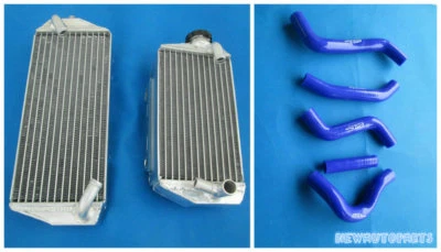 Radiador de aluminio completo azul L&R + manguera para 07 2007 Suzuki RMZ450 RMZ 450 Foto 1 de 4