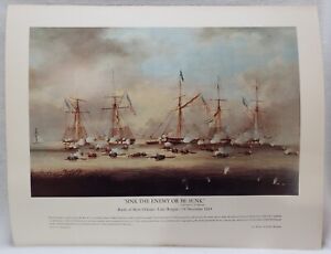 The Battle Of New Orleans Lake Borgne War Of 1812 Hornbrook Patterson U.S. Navy