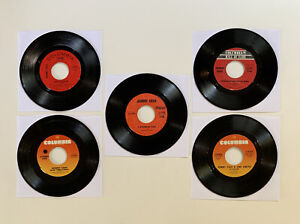 Lot de 5 vinyle Johnny Cash San Quentin / I Promise You / Understand Your Man 7" 45