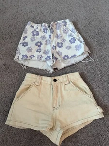 Lot of 2 PacSun Jean Shorts Womens Size 24 - Picture 1 of 2