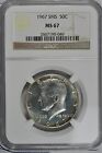 1967 SMS 40% Silver Kennedy Half Dollar NGC MS 67 SMS 40% Silver