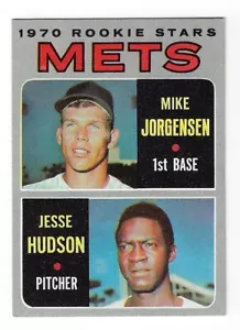 1970 Topps Set Break #348 Mets Rookies (Jesse Hudson, Mike Jorgensen) - Picture 1 of 2