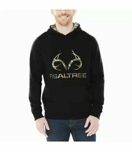 Realtree Men's Logo Fleece Pullover Hoodie Sweater - Picture 1 of 11