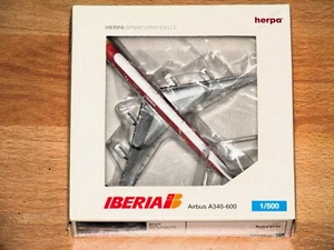 herpa Wings 507479 - IBERIA - A340-600 - 1:500 - Nuevo+embalaje original - Imagen 1 de 2