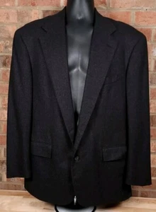 Polo Ralph Lauren Size 42R Gray Blazer Jacket Vintage Wool 2 Button USA Made - Picture 1 of 15