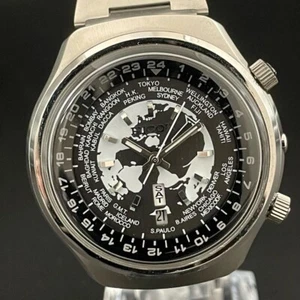 Ricoh World Timer Men's Watch Automatic 70's Used from JP - Picture 1 of 7