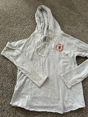 Pink VS San Francisco Giants Petite Sweatshirt Gray Hoodie Logo 58 Size Small PS - Изображение 1 из 4