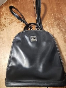 DOONEY & BOURKE Rare Black PARASOLE SMALL BACKPACK Made In The USA - Picture 1 of 14