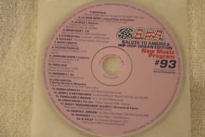 S.I.N. New Music Program Salute To America HipHop Urban Edition #93 VG+ Promo CD - Imagen 1 de 1