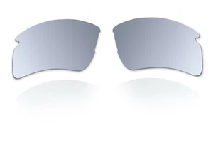 HD Polarized Replacement Lenses For-Oakley Flak Jacket XLJ Sunglasses Silver - Picture 1 of 2