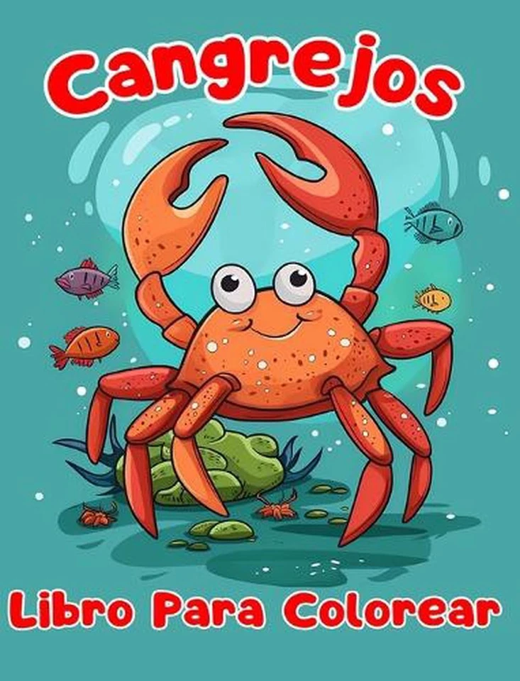 Libro Para Colorear de Cangrejos: P?ginas Simples Para Colorear de Cangrejos Par - Image 1 of 1