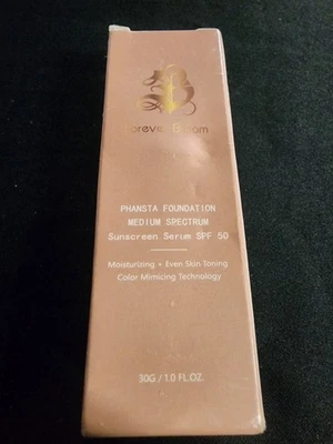 NEW Forever Bloom By BioMimic Foundation Medium Spectrum-SPF 50 - Image 1 of 4