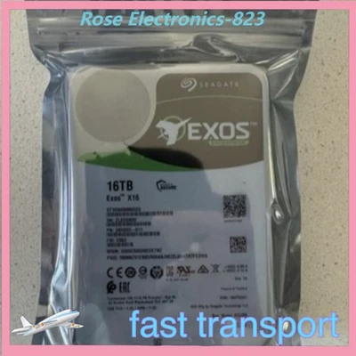 ST16000NM002G Seagate Exos X16 16TB 3.5 512e SAS 12Gbs Enterprise Hard Drive New - Image 1 of 2