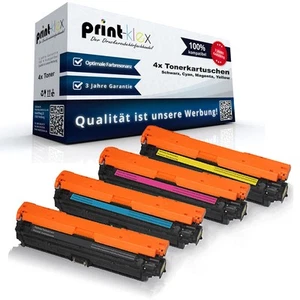 4x Ecoline Pro Toner für HP Color LaserJet-Enterprise-CP-5525-XH CE270-273 Set - Bild 1 von 8