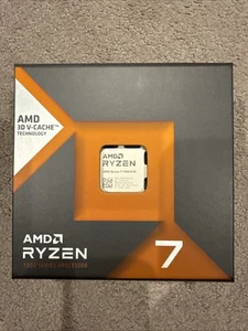 AMD Ryzen 7 7800X3D Processor (5 GHz, 8 Cores, Socket AM5) Boxed -... Unopened - Photo 1/8