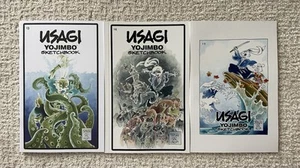 USAGI YOJIMBO SKETCHBOOK #13 #14 #15 Set - Hard To Find - 14 Signed By Sakai - Picture 1 of 2