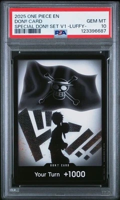 2025 One Piece EN Special Don!! Card Set V1 Monkey D. Luffy PSA 10 GEM Alt Art - Image 1 of 2