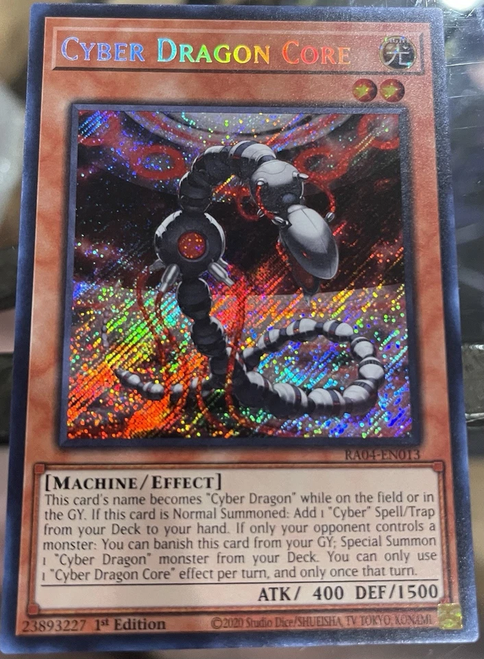 Cyber Dragon Core (Secret Rare) RA04-EN013 Quarter Century Stampede 1st Edition - Image 1 of 1