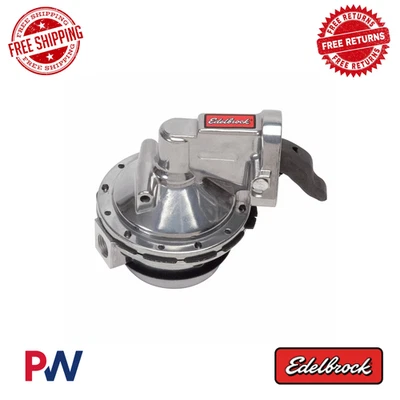 Bomba de combustible serie Edelbrock Victor para Chevrolet bloque pequeño y serie W 1711 Foto 1 de 2