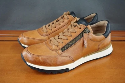 Zapatos Paul Verde Mujer Talla 6 Marrón Cuero Cremallera Cordones Tenis Austria Informales Foto 1 de 4