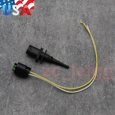 Sensor de temperatura do ar ambiente externo e pigtail para BMW 3 5 7 Series X1 X3 X5 - Imagem 1 de 4