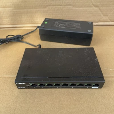 LUXUL SW-100-08P 8 Port PoE+ Compact Switch - Good Pre-owned! - Image 1 of 4