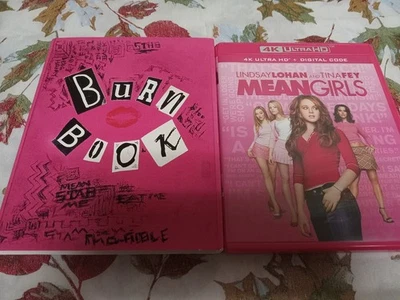With Oop Slipcover + Pink Case The Original 2004 Mean Girls 4K Burn Book Foto 1 de 4