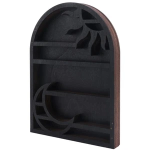 Estante de Almacenamiento de Madera - Estante de Pared Elegante y Práctico, Sol Media Luna y 5834 - Imagen 1 de 7