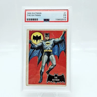 1966 Topps Batman #1 The Batman Rookie Card PSA 1.5 - Image 1 of 2