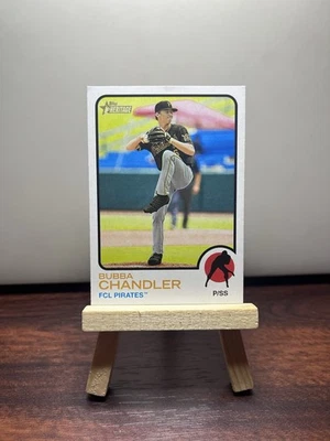2022 Topps Heritage Minors #69 Bubba Chandler PIRATES - Image 1 of 2