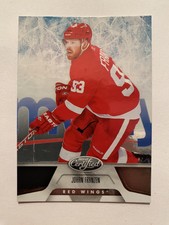 2011-12 Panini Certified Mirror Blue  #138 Johan Franzen Detroit Red Wings