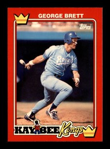 1990 Topps Kay-Bee Kings of Baseball #4 George Brett Royals Baseball Card HOF