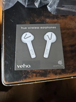 CLEARANCE SALE- Veho STIX True Wireless Bluetooth Earphones - Ice White Edition