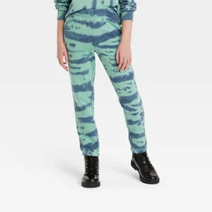 Art Class Size XXL (18 ) Kids Fleece Jogger Pants Blue/Green By Target NWT Pock - Picture 1 of 9