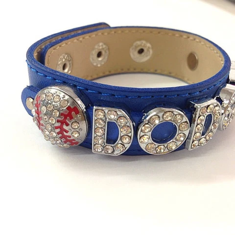 Los Angeles Dodgers Bracelet or Personalize Your Own MLB team / Name Bracelet Cover