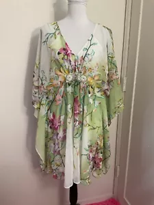Jennifer Lopez Kaftan Dress Size Medium Pre Owned - Picture 1 of 11