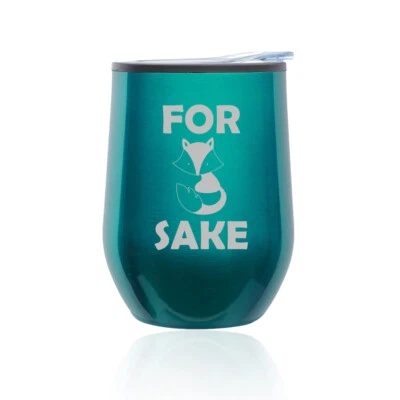 Vaso de vino sin tallo taza de viaje de café taza de vidrio con tapa para sake de zorro Foto 1 de 4
