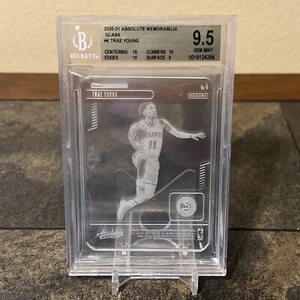 TRAE YOUNG 2020-21 PANINI ABSOLUTE MEMORABILIA GLASS #4 BGS 9.5 GEM MINT - Picture 1 of 1