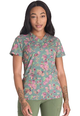 Tapestry Tale Dickies Prints Scrubs V Neck Top DK667 TPTL - Image 1 of 4