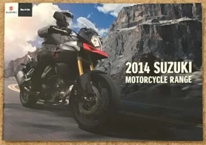 SUZUKI RANGE Motorcycle Sales Brochure 2014 #014 SUPERSPORT Street CRUISER ++ - Picture 1 of 3