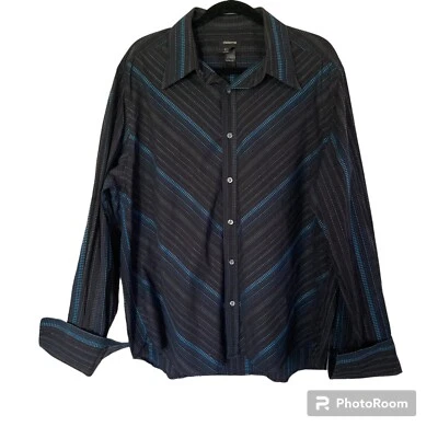 Claiborne Mens Dress Shirt XXL Modern Fit Cotton French Cuffs Classic Business - Image 1 of 4