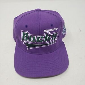 Vintage Milwaukee Bucks Fitted Starter Hat Cap Mens Basketball NBA Mens 7-7 3/4